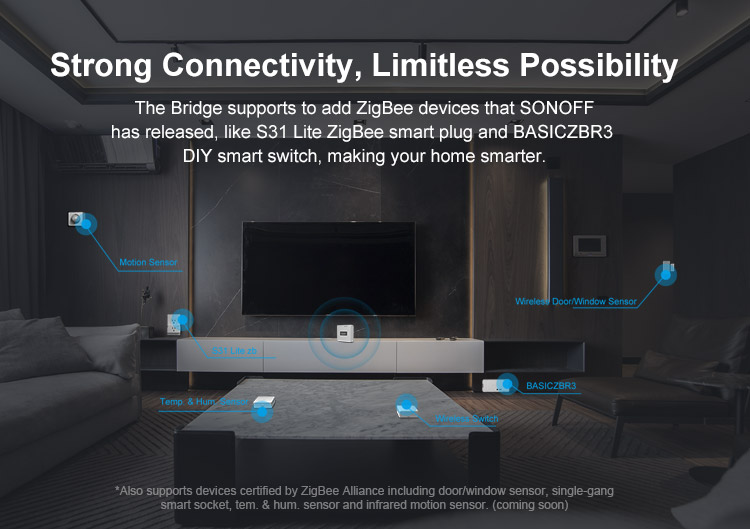 ZBBridge SONOFF all ZigBee product connection